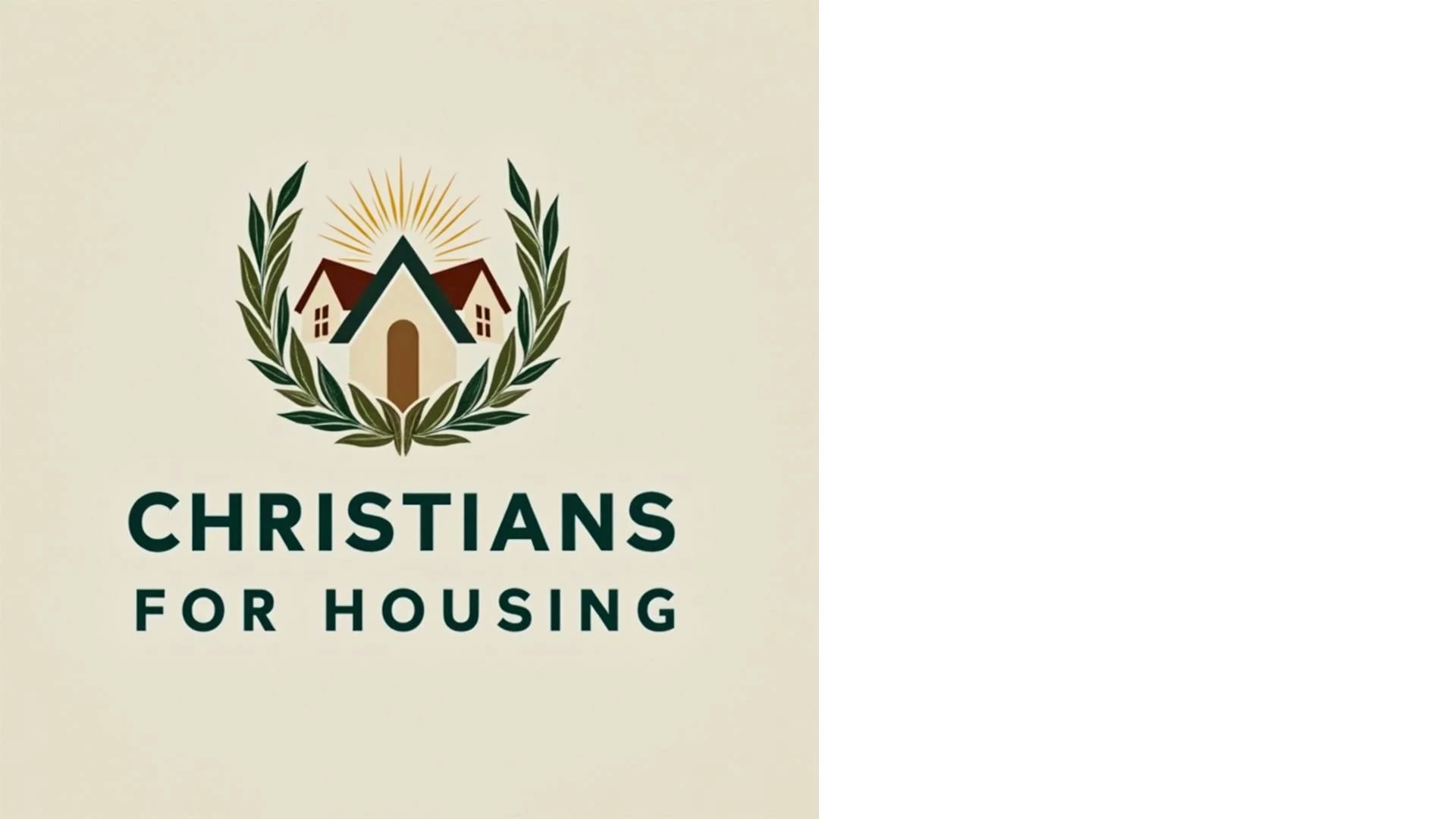 Christians For Housing logo